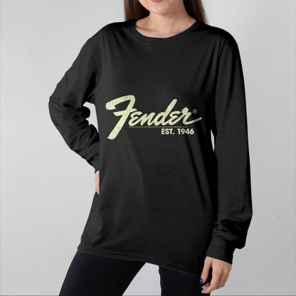 Guitar Lover Shirt, Funny Guitar UnisexT-Shirt/Hoodie/Sweatshirt HLT00 - Fender Classic Fender Est. 1946 Short Sleeve T-Shirt