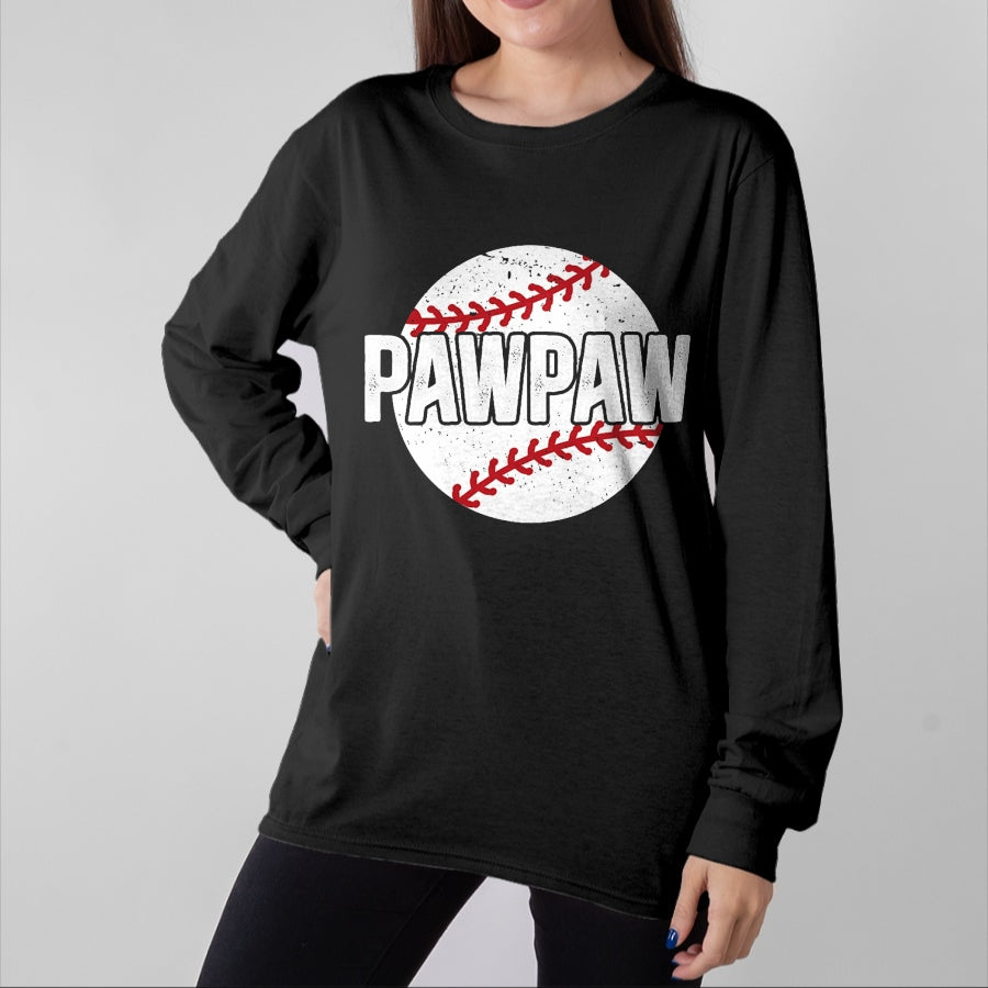 Gift for Dad Shirt, Funny Dad Unisex T-Shirt/Hoodie/Sweatshirt HLT00 – Pawpaw Proud Baseball Pawpaw Of A Baseball Player Pawpaw T-Shirt