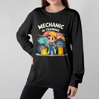 Best Mechanic Life Shirt, Funny Mechanic UnisexT-Shirt/Hoodie/Sweatshirt HLT00 - Future Mechanic Kids Outfit Mechanic in Training Style T-Shirt