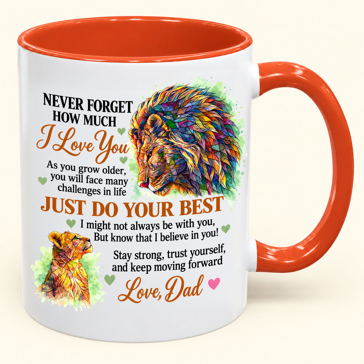 Never Forget How Much I Love You – Funny Christmas 2026 – Gift Accent Coffee Mug - From Mom - MTNN00 (SKU2610-384)