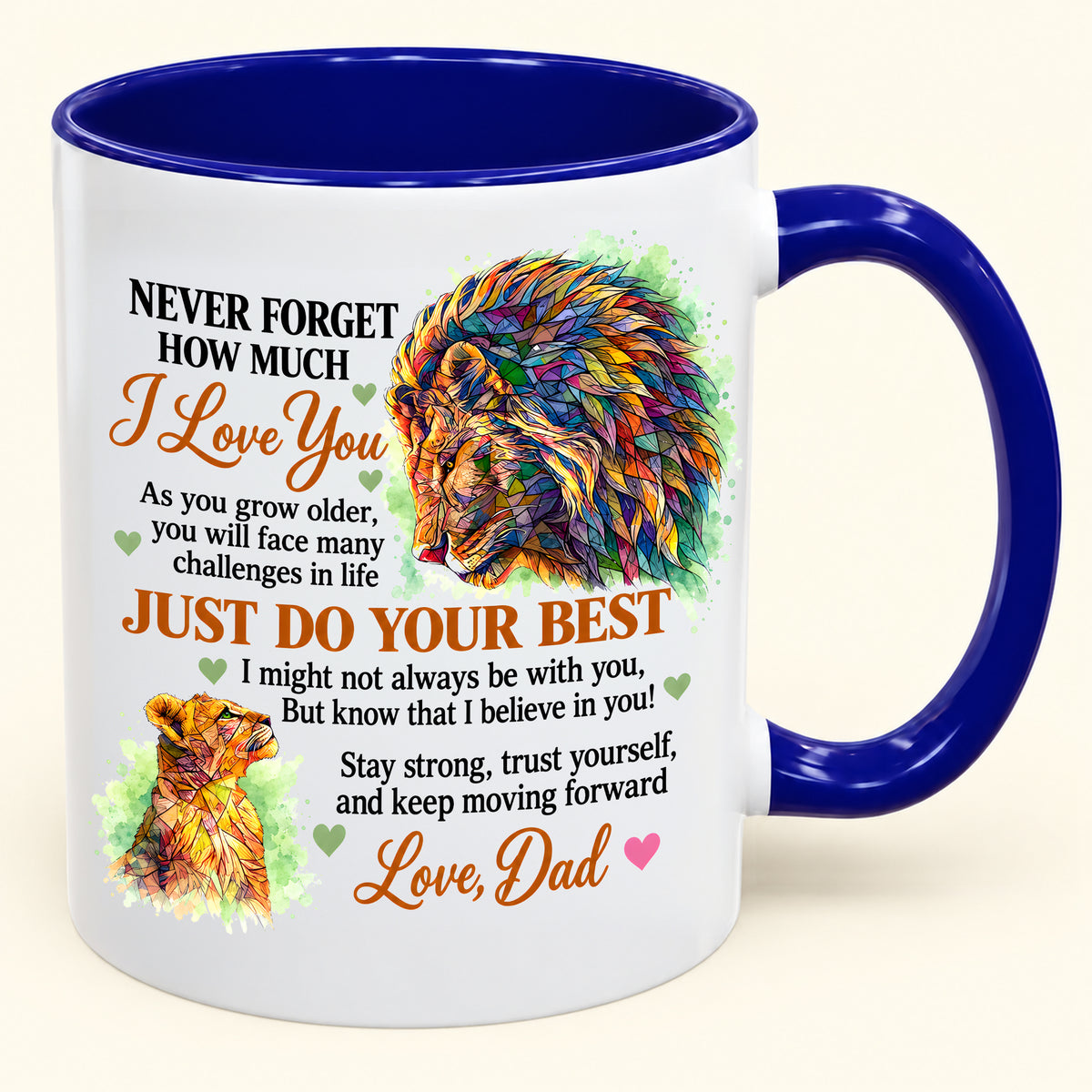 Never Forget How Much I Love You – Funny Christmas 2026 – Gift Accent Coffee Mug - From Mom - MTNN00 (SKU2610-384)
