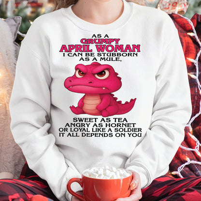 April - Grumpy Old Woman - Perfect Gift For Women - MTNN04 (SKU09-31-04)