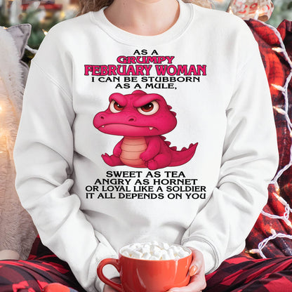 February - Grumpy Old Woman - Perfect Gift For Women - MTNN02 (SKU09-31-02)