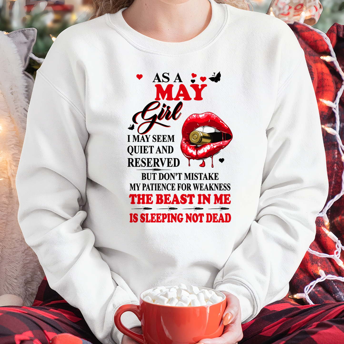 MAY GIRL – DON'T MISTAKE MY PATIENCE FOR WEAKNESS – T-SHIRT FOR WOMEN – MTNN05 (SKU2607-204-05)