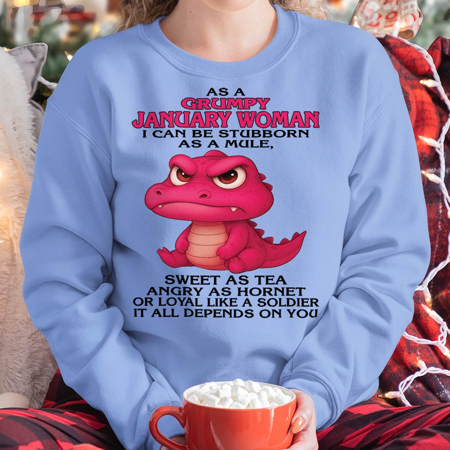 January - Grumpy Old Woman - Perfect Gift For Women - MTNN01 (SKU09-31-01)