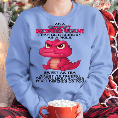 December - Grumpy Old Woman - Perfect Gift For Women - MTNN12 (SKU09-31-12)