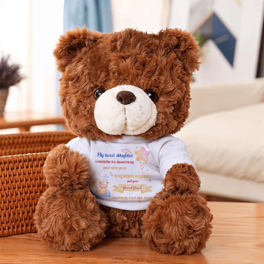 Special Present for Daughter TEDDY BEAR – A Touch of Comfort & Support From Mom