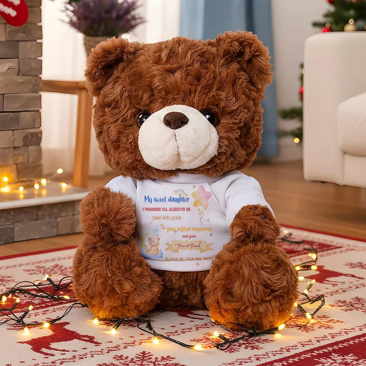 Special Present for Daughter TEDDY BEAR – A Touch of Comfort & Support From Mom