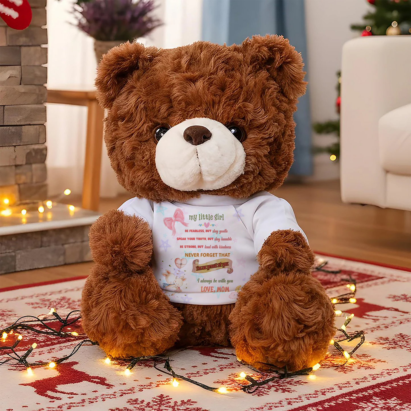 A Little Piece of Courage TEDDY BEAR – A Loving Gift from Mom