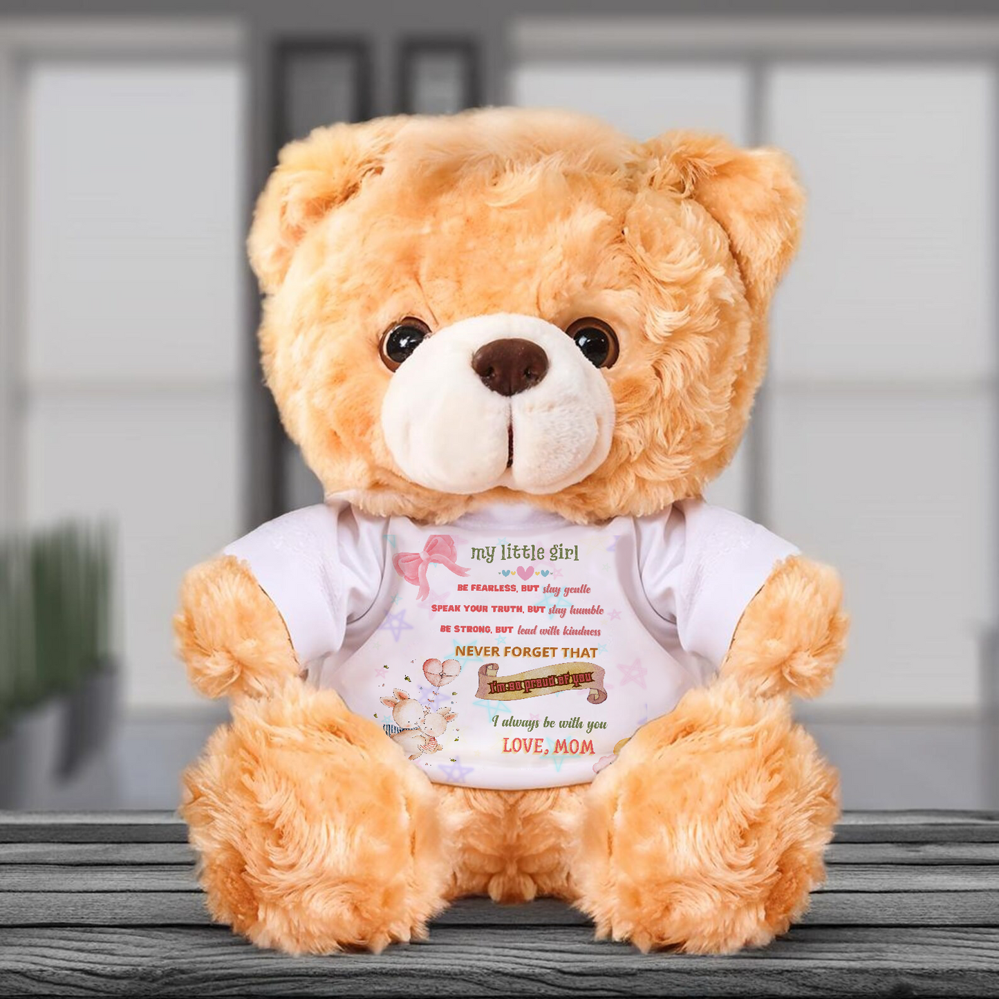 A Little Piece of Courage TEDDY BEAR – A Loving Gift from Mom