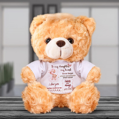 A Soft Hug to Daughter Teddy Bear – Warmly Given from Dad