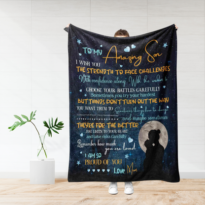 Special Gift For Your Son Blanket - From Mom