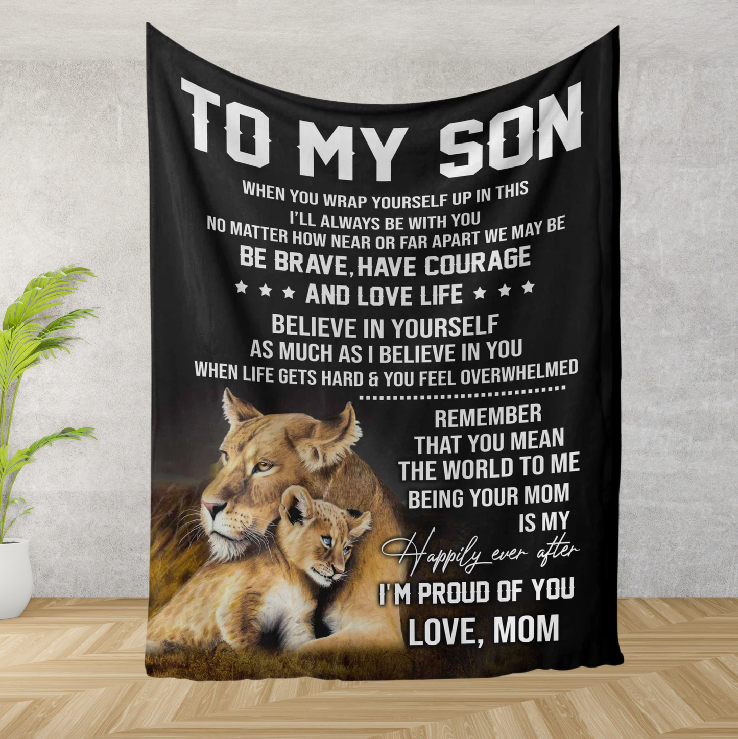 Special Gift For Your Son Blanket - From Mom