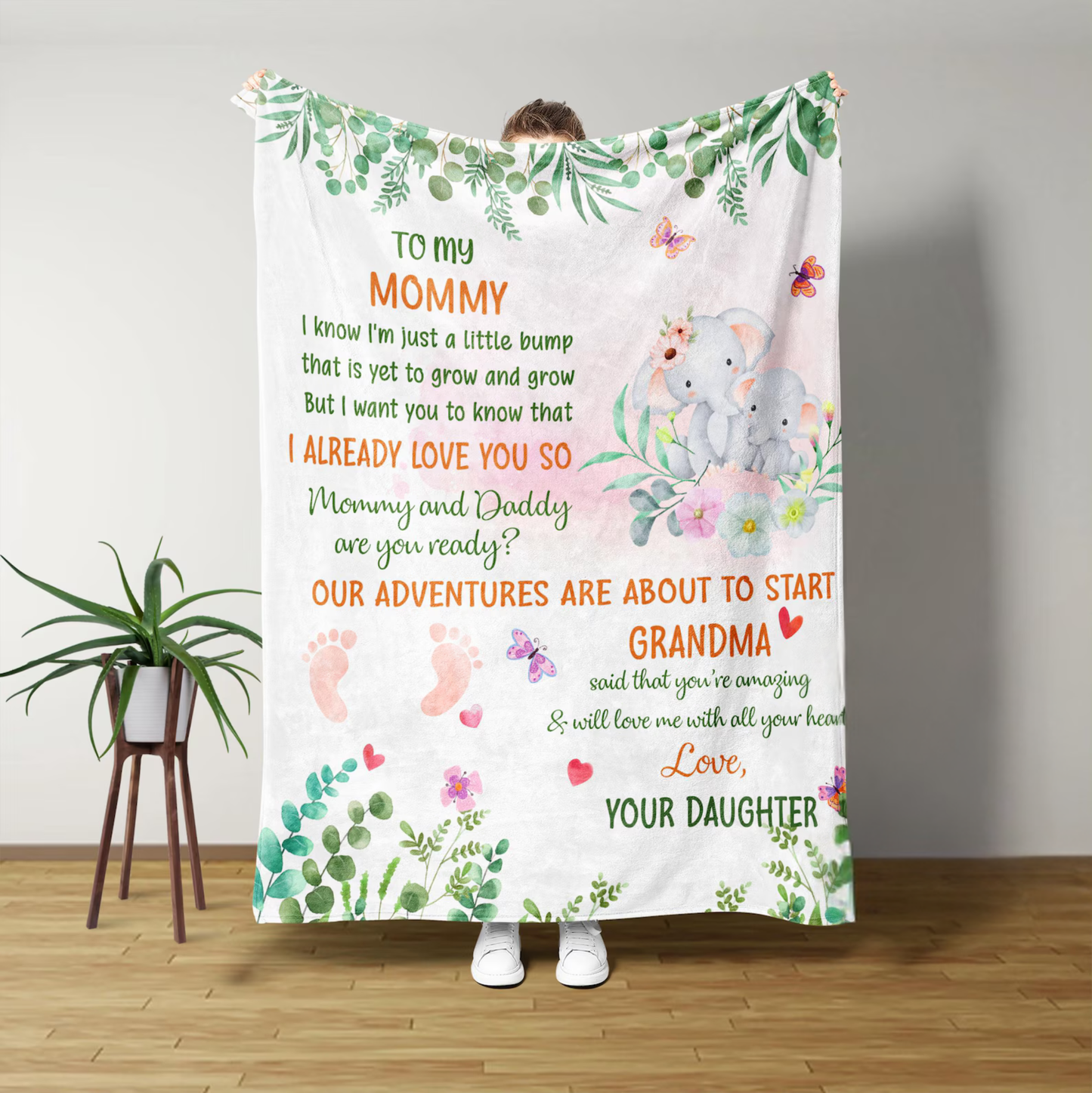 Special Gift For Mom Blanket - From Daughter