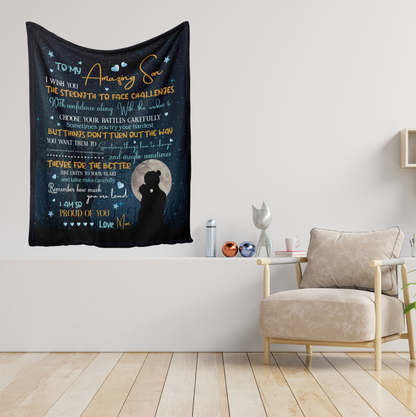 Special Gift For Your Son Blanket - From Mom