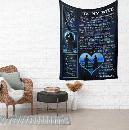 Special Gift For Wife Blanket - From Husband