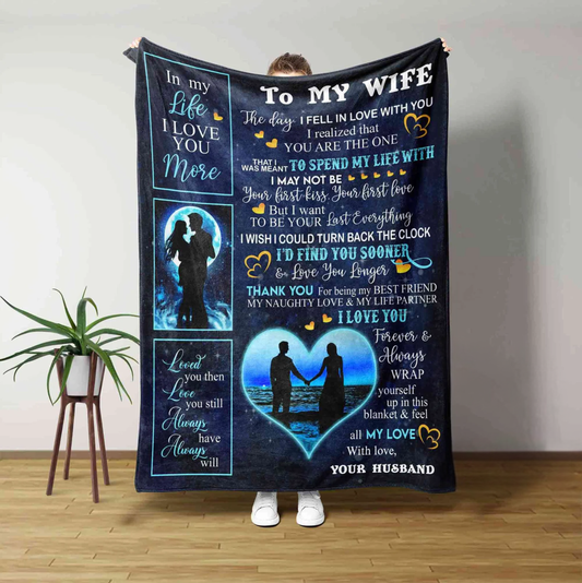 Special Gift For Wife Blanket - From Husband