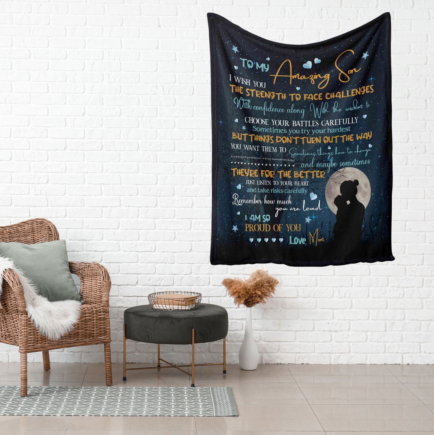 Special Gift For Your Son Blanket - From Mom