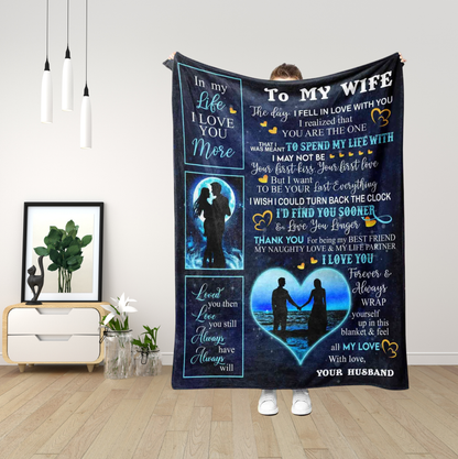 Special Gift For Wife Blanket - From Husband