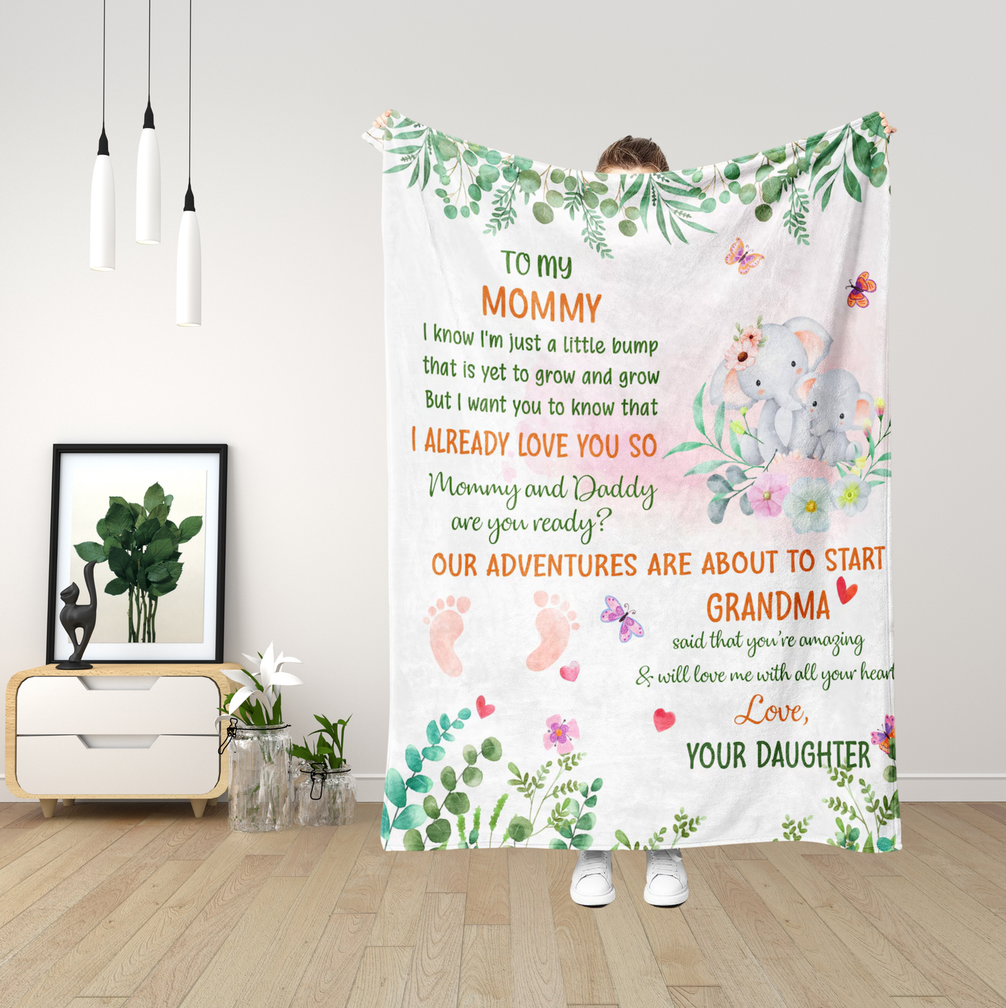 Special Gift For Mom Blanket - From Daughter