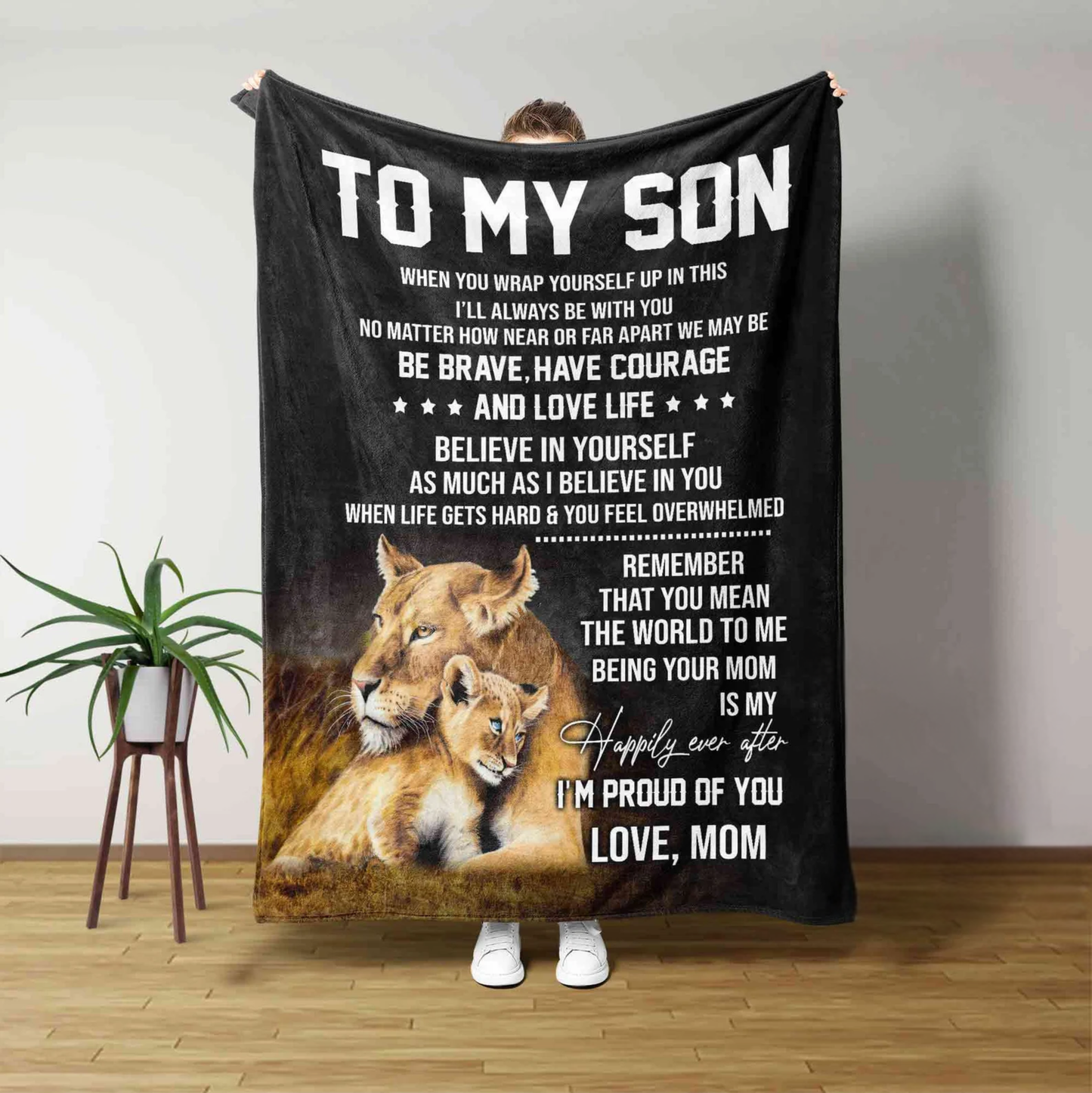 Special Gift For Your Son Blanket - From Mom