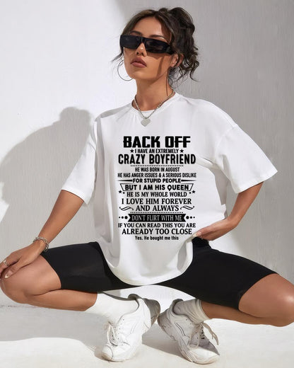 August - Back Off I Have An Extremely Crazy Boyfriend - HNDS08 (SKUT-BACKOFF-08)