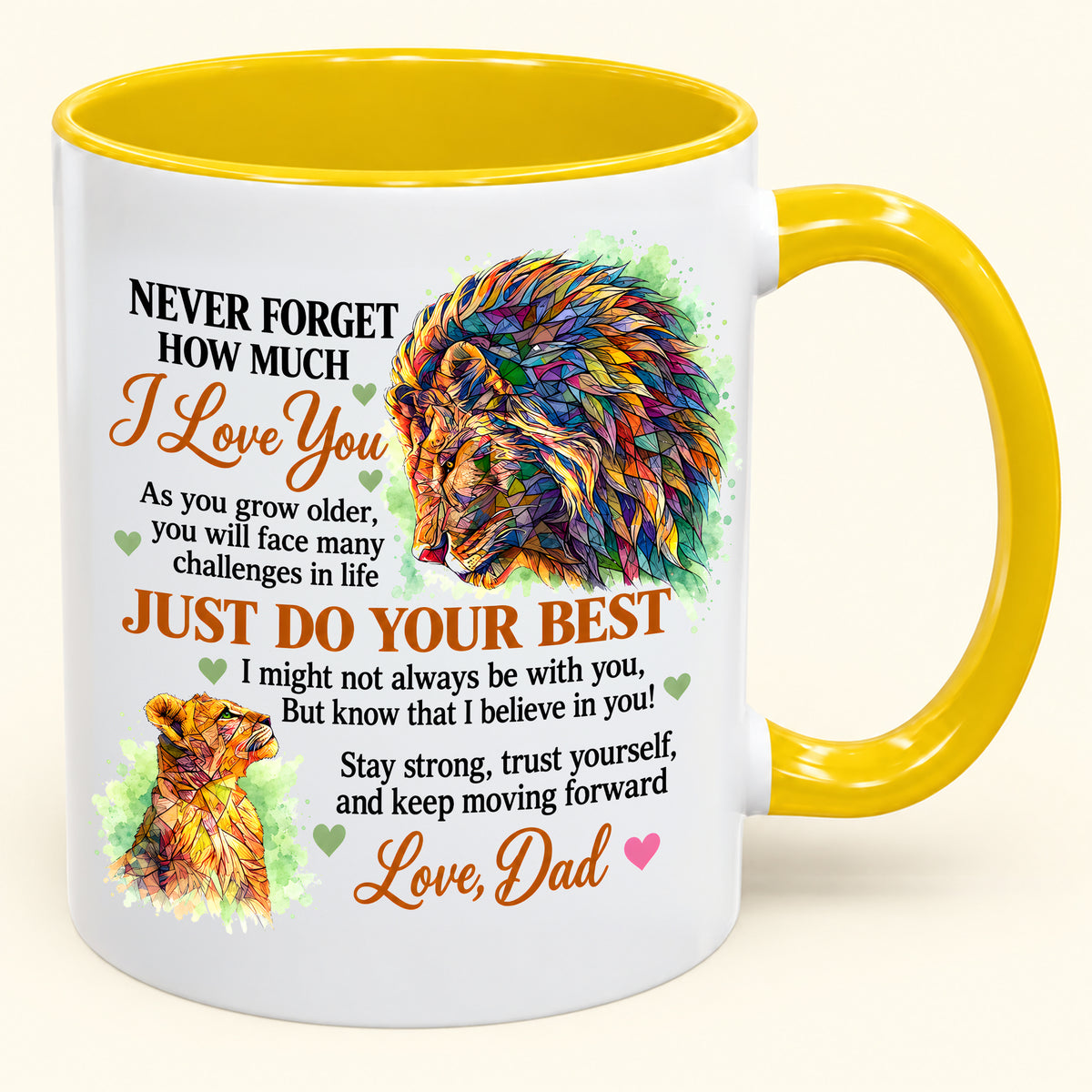 Never Forget How Much I Love You – Funny Christmas 2026 – Gift Accent Coffee Mug - From Mom - MTNN00 (SKU2610-384)