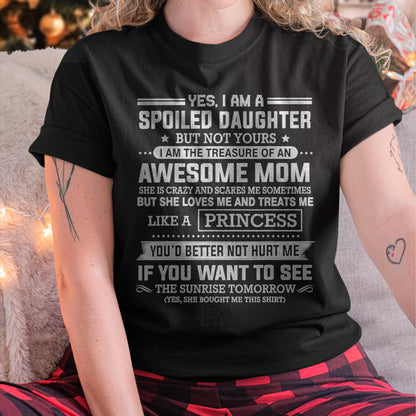 I Get My Attitude From My Freaking Awesome Mom - Gift for Daughter From Mom - MTNN00