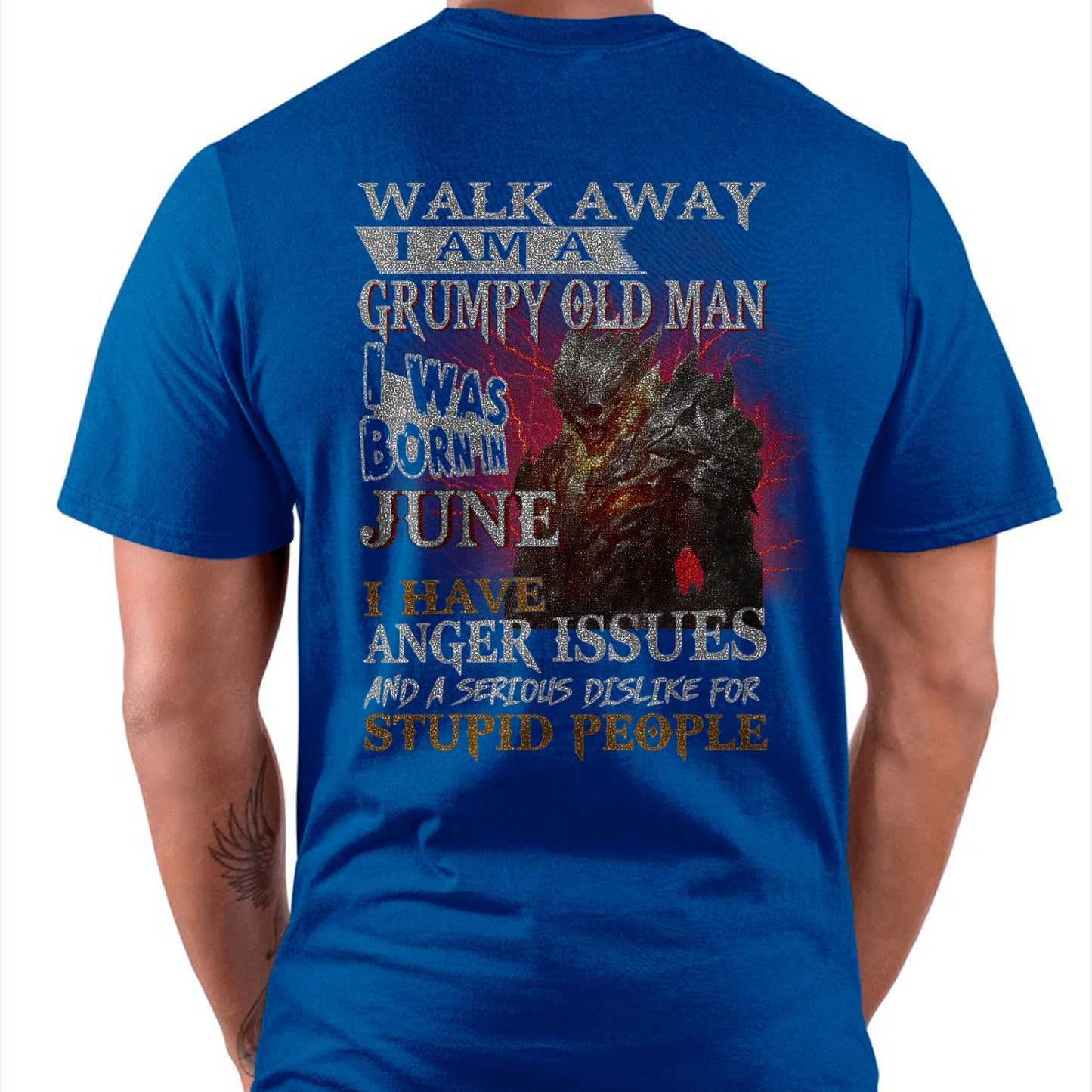 JUNE - WALK AWAY, I'M A GRUMPY OLD MAN T-Shirt/Hoodie/Sweatshirt - HNDS06