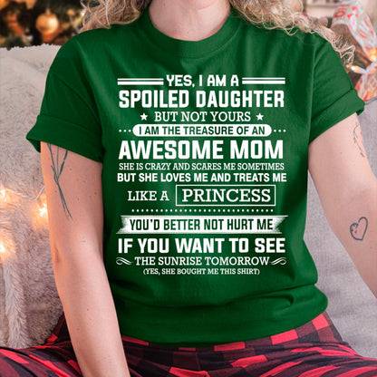 I Get My Attitude From My Freaking Awesome Mom - Gift for Daughter From Mom - MTNN00