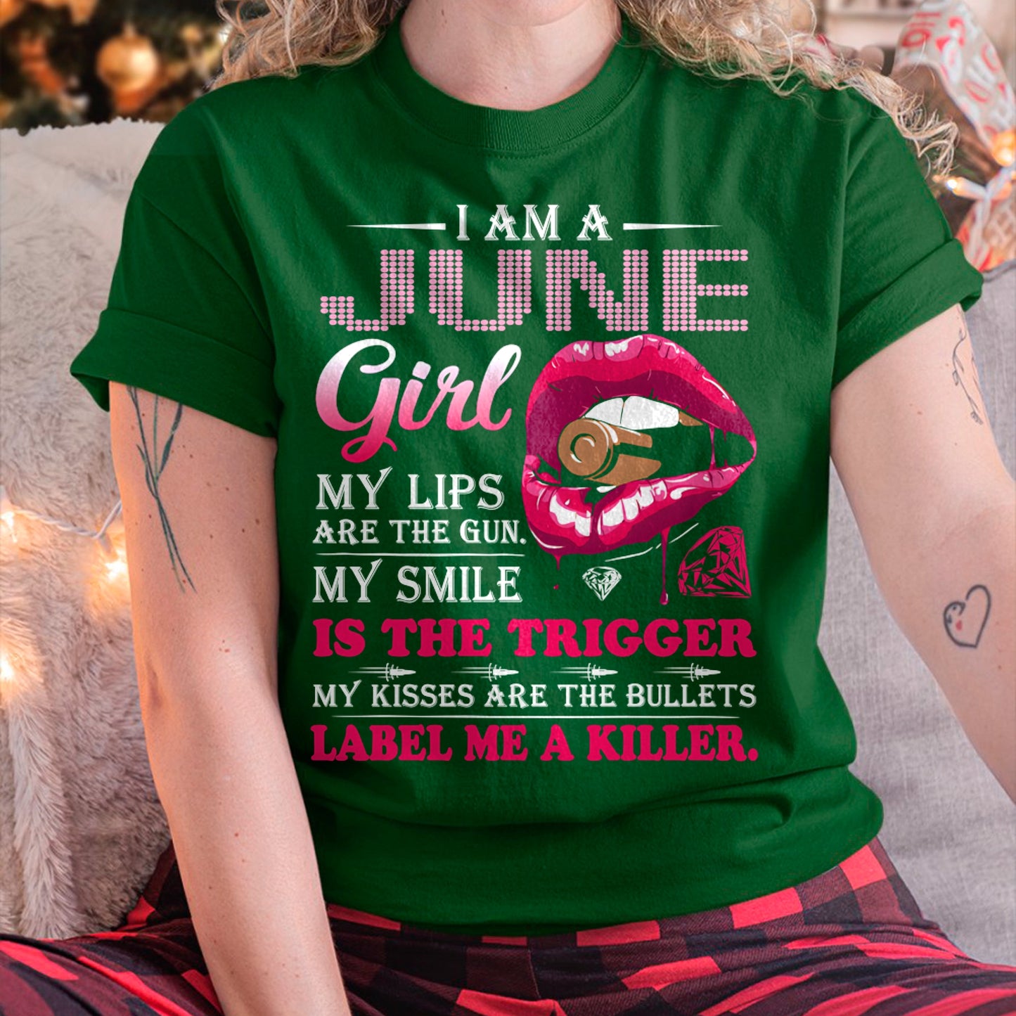 JUNE - I AM A JUNE GIRL, LABEL ME A KILLER T-Shirt/Hoodie/Sweatshirt - HNDS06