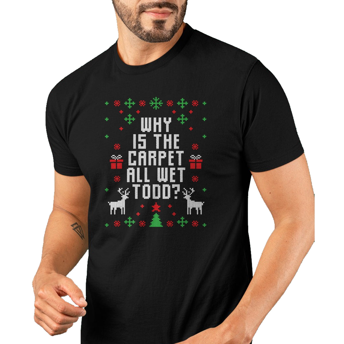 Kaemel Designs Ugly Christmas Sweater Todd T-Shirt - Christmas Unisex T-Shirt/Hoodie/Sweatshirt - HNDS00 (Copy)
