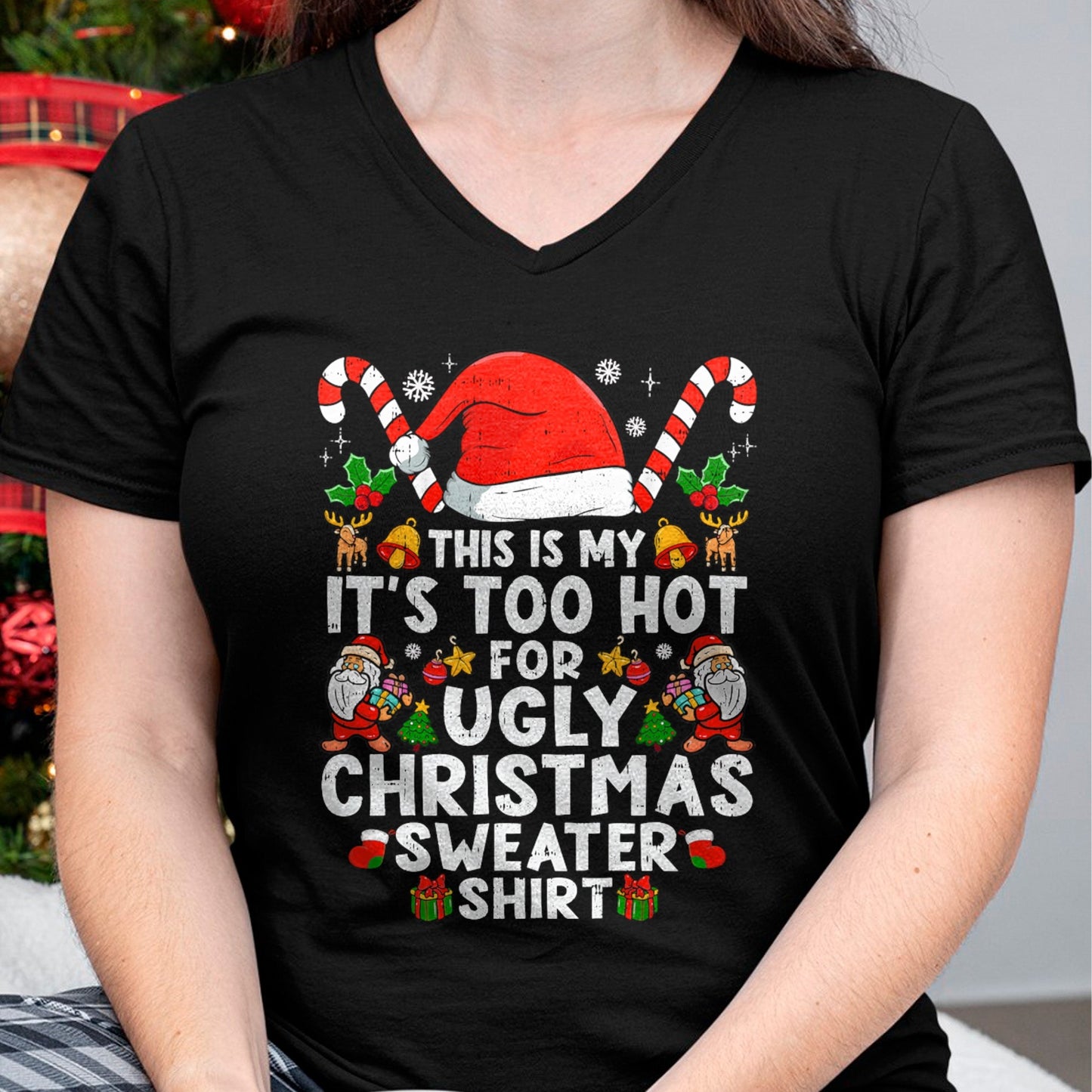 This Is My It's Too Hot For Ugly Christmas Sweaters T-Shirt - Christmas Unisex T-Shirt/Hoodie/Sweatshirt - HNDS00