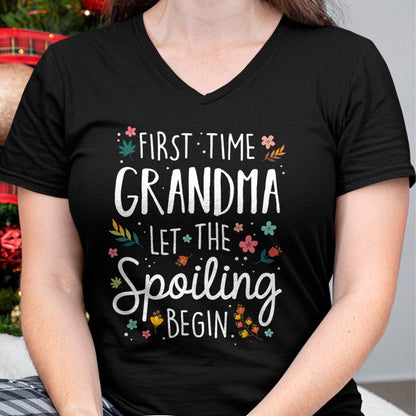 FIRST TIME GRANDMA T-SHIRT – PERFECT GIFT FOR NEW GRANDMAS - MTNN00 (SKU8-GRA00)