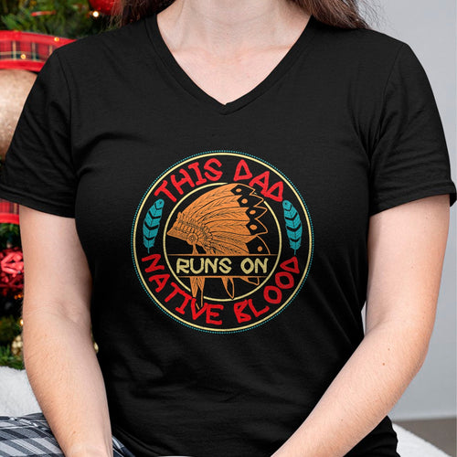 Native American T-Shirts, Vintage Native American Unisex T-Shirt/Hoodie/Sweatshirt HLT00 - Mens Native American Quote for a Proud Native American dad T-Shirt