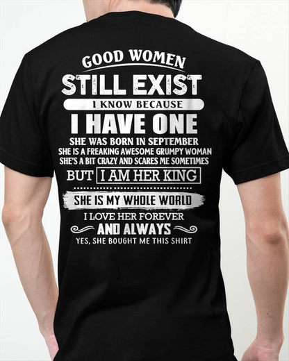 SEPTEMBER - GOOD WOMEN STILL EXIST - PERFECT GIFT FROM WIFE, GIRLFRIEND - MTNN09 (SKU12-306-09)