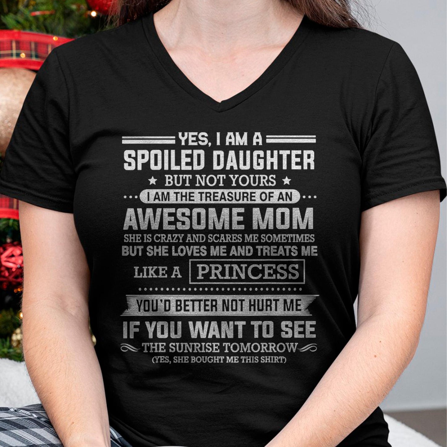 I Get My Attitude From My Freaking Awesome Mom - Gift for Daughter From Mom - MTNN00