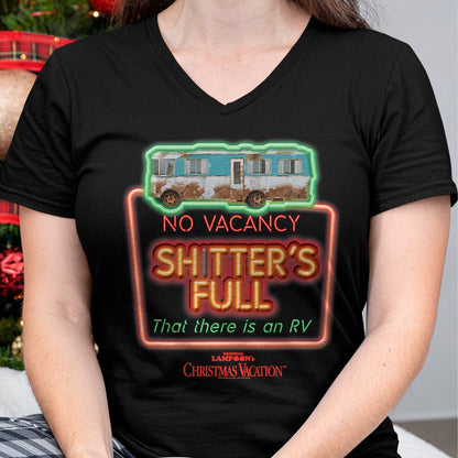 Christmas Vacation No Vacancy Shtter's Full Christmas T-Shirt - Christmas Unisex T-Shirt/Hoodie/Sweatshirt - HNDS00