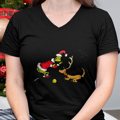 Dr. Seuss Reindeer T-shirt - Christmas Unisex T-Shirt/Hoodie/Sweatshirt - HNDS00