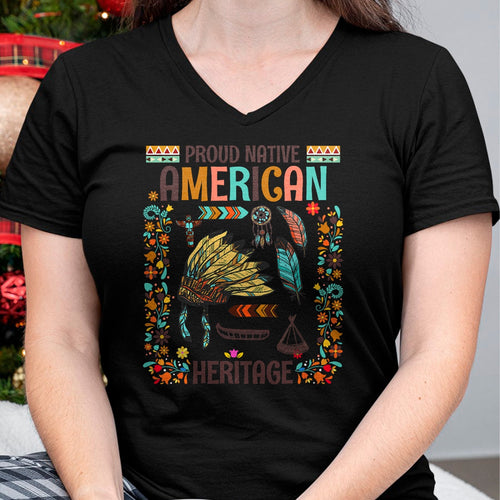 Native American T-Shirts, Vintage Native American Unisex T-Shirt/Hoodie/Sweatshirt HLT00 - Native American Heritage Idea For Women Native American T-Shirt