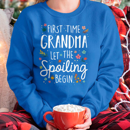 FIRST TIME GRANDMA T-SHIRT – PERFECT GIFT FOR NEW GRANDMAS - MTNN00 (SKU8-GRA00)