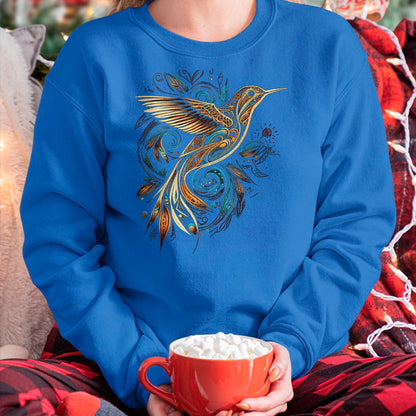 Native American T-Shirts, Vintage Native American Unisex T-Shirt/Hoodie/Sweatshirt HLT00 - Hummingbird Native American Indian Northwest Tribal Graphic T-Shirt