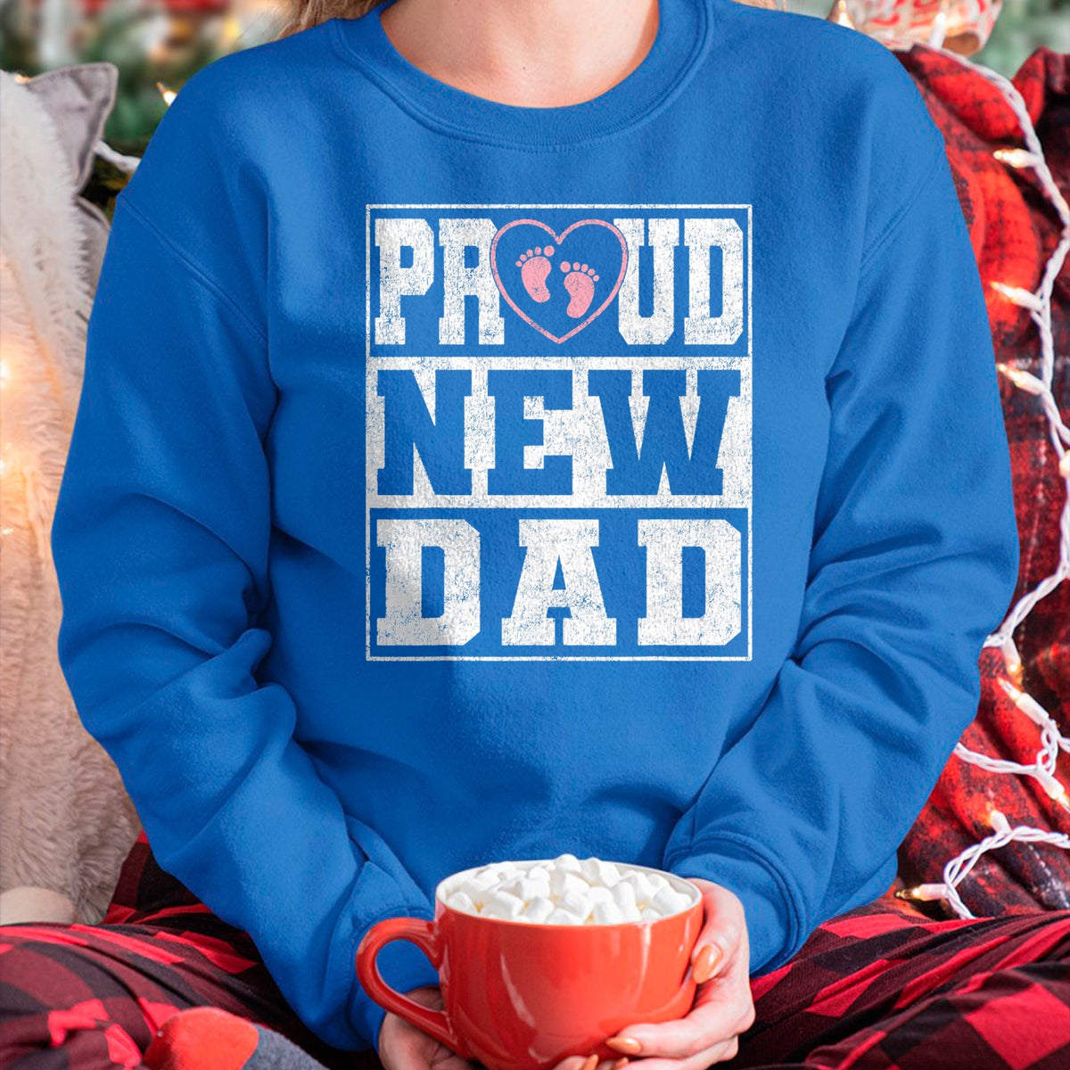 Gift for Dad Shirt, Funny Dad Unisex T-Shirt/Hoodie/Sweatshirt HLT00 – Proud New Dad Girl Baby Announcement Father_s Day T-Shirt