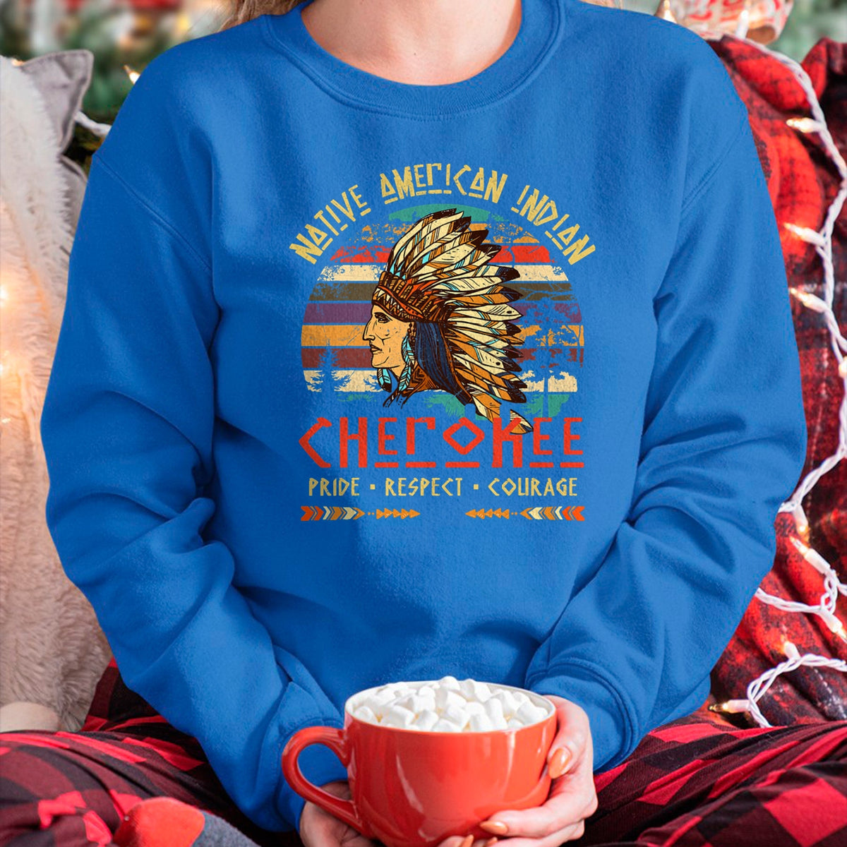 Native American T-Shirts, Vintage Native American Unisex T-Shirt/Hoodie/Sweatshirt HLT00 - Cherokee Native American Indian Pride Indigenous Tribe