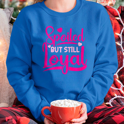 Best Wife Shirt, Wife and Husband Unisex T-Shirt/Hoodie/Sweatshirt HLT00 - Gift for wife T shirt, spoiled wife   Spoiled Wife Spoiled But Still Loyal Premium T-Shirt (1)