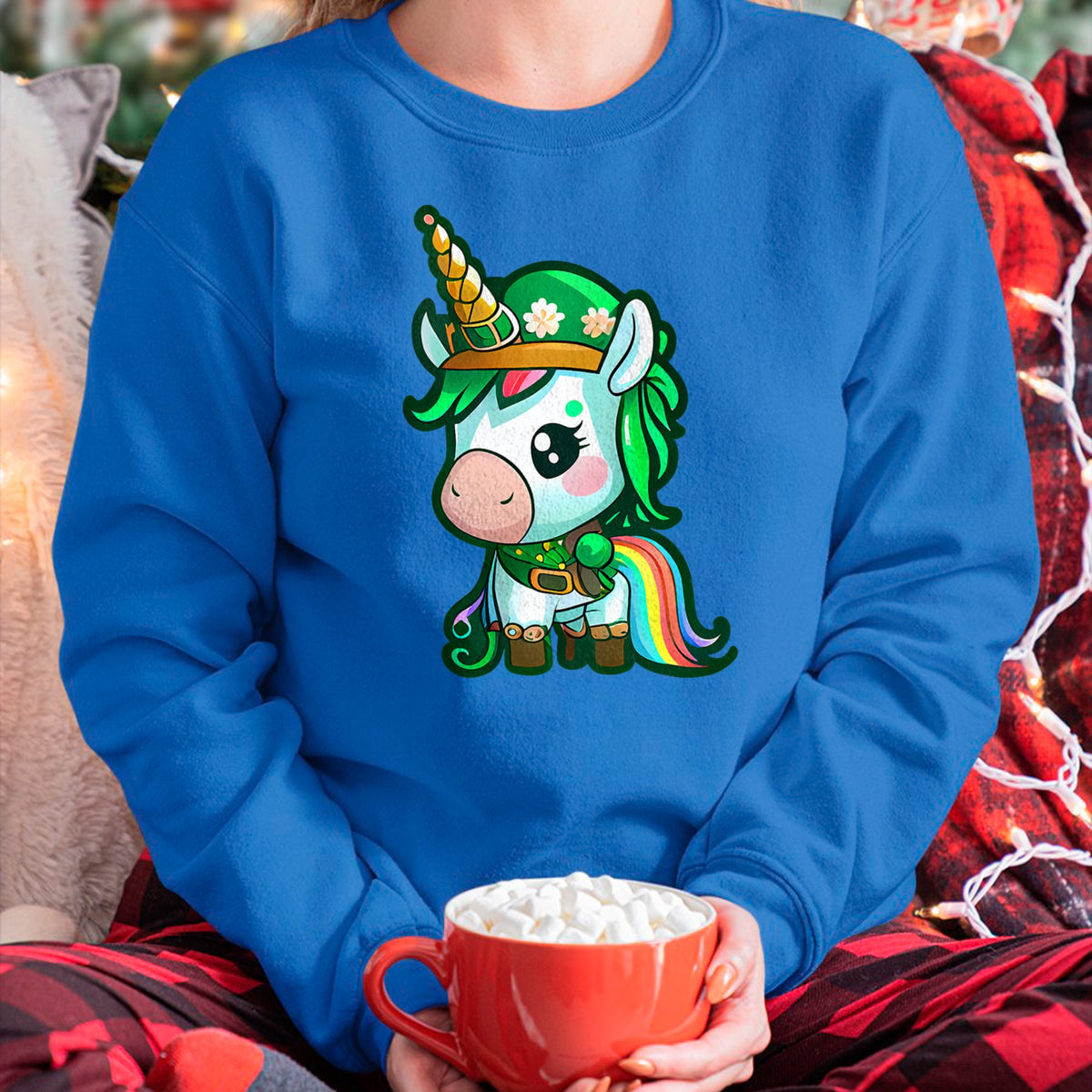 Patrick Day Shirts for Family, Funny Patrick Day shirts, st patrick's day Unisex T-Shirt/Hoodie/Sweatshirt HLT00 - Cute Unicorn Leprecorn St Patrick Day Lucky Irish Girls Kids T-Shirt