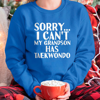 Best Grandma Shirt, Proud Grandma Unisex T-Shirt/Hoodie/Sweatshirt HLT00 - Grandpa Grandma  My Grandson Has Taekwondo T-Shirt