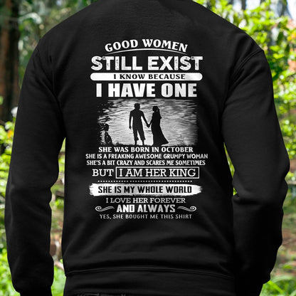 OCTOBER - GOOD WOMEN STILL EXIST - PERFECT GIFT FROM WIFE, GIRLFRIEND - MTNN10 (SKU2604-293-10)