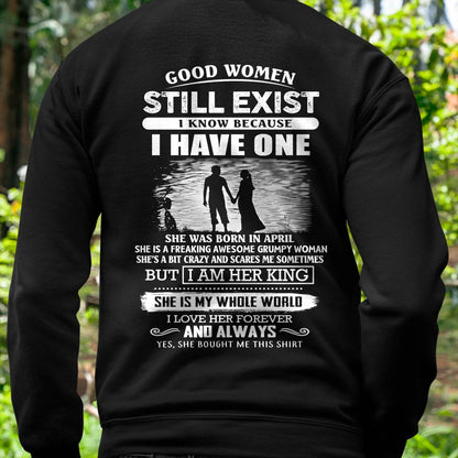 APRIL - GOOD WOMEN STILL EXIST - PERFECT GIFT FROM WIFE, GIRLFRIEND - MTNN04 (SKU2604-293-04)