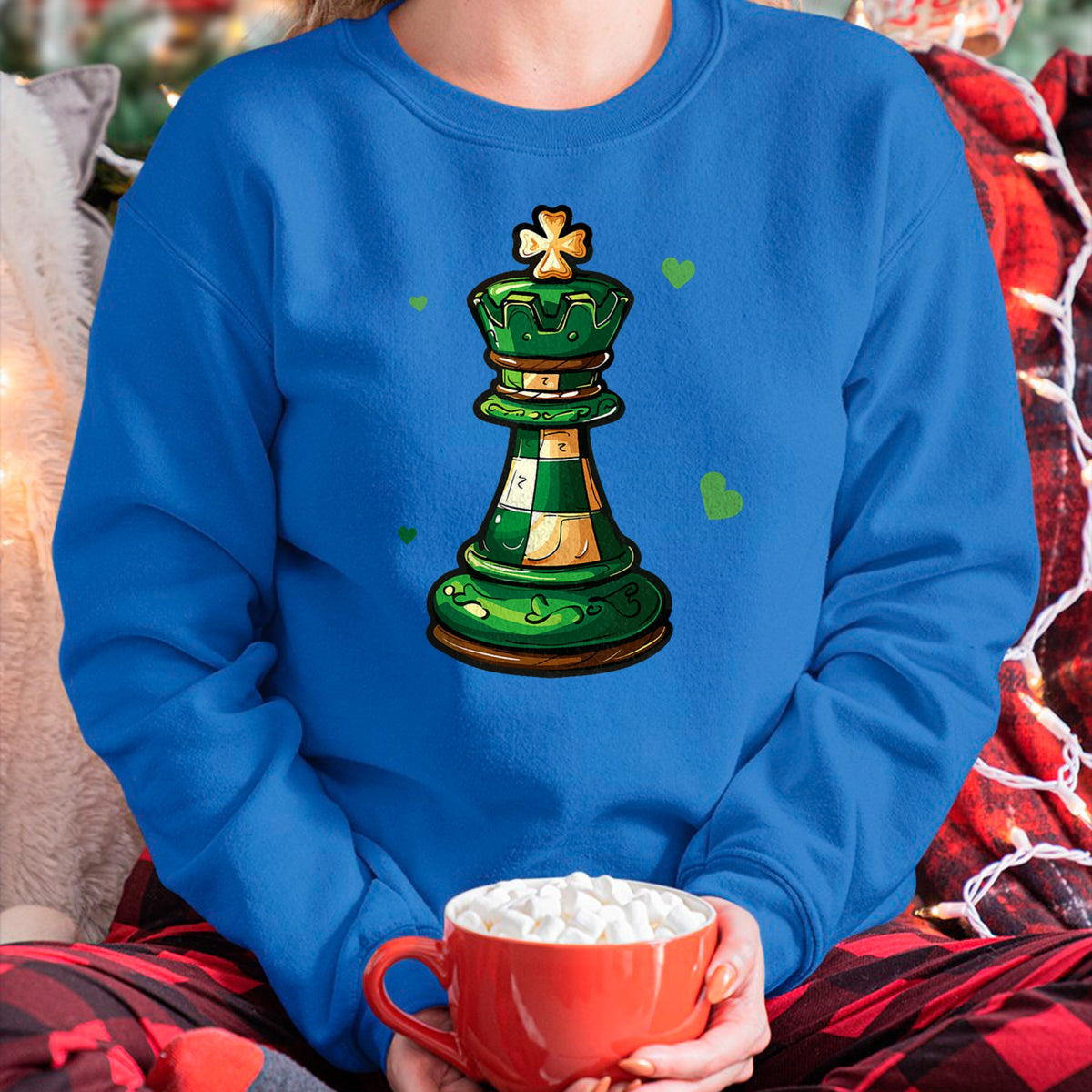 Patrick Day Shirts for Family, Funny Patrick Day shirts, st patrick's day Unisex T-Shirt/Hoodie/Sweatshirt HLT00 - Chess Funny St. Patrick Day Lucky Irish Shamrock Player T-Shirt